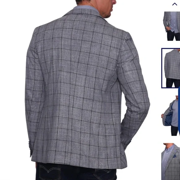 Tailorbyrd Collection Men’s Plaid Sports Coat